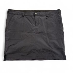 REI Co-op Women’s Skort Size 14 Gray Pockets Hiking Outdoor NWOT